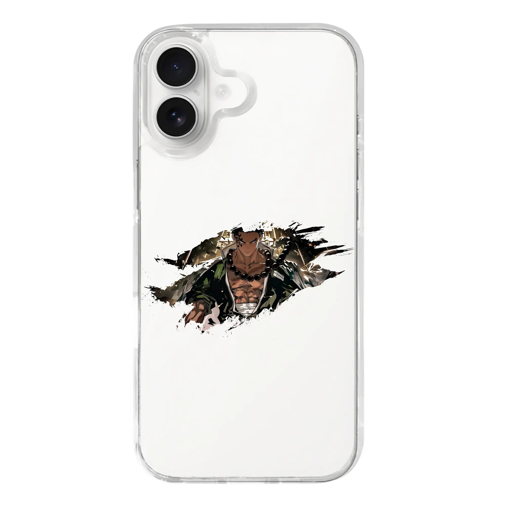 鬼滅の刃 グッズ,悲鳴嶼 行冥 - iPhone 17シリーズ 透明スマホケース – 薄型・耐衝撃・精密フィット保護カバー